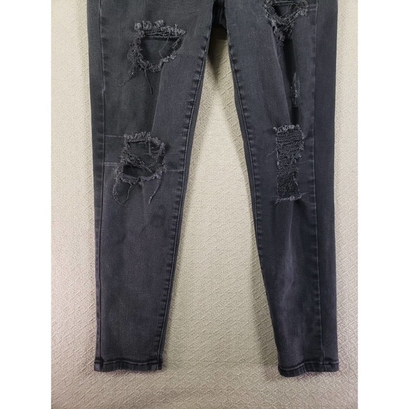 Guess Jeans Womens 32 Gray Denim Slim Fit Skinny Distressed Pockets Casual Wear‎ - Picture 3 of 11